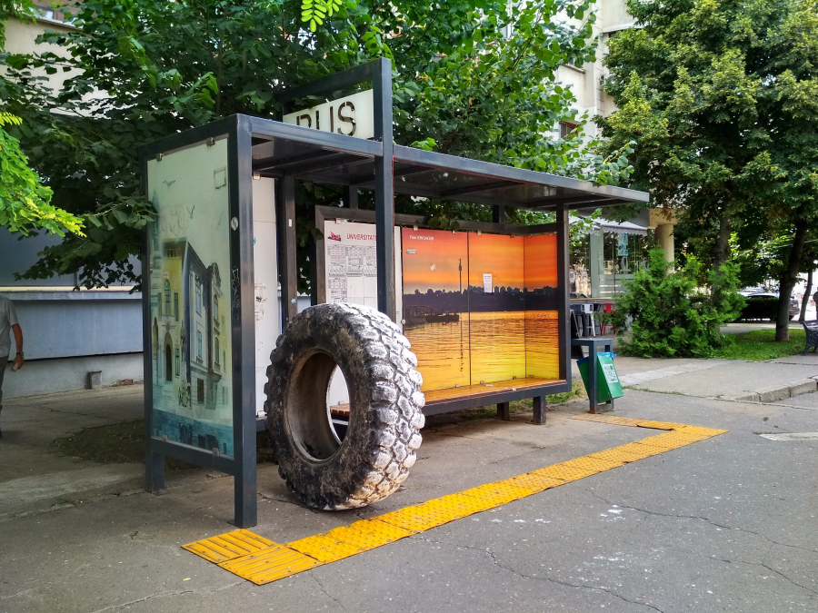 „Surpriză” în stația de transport de la Universitate