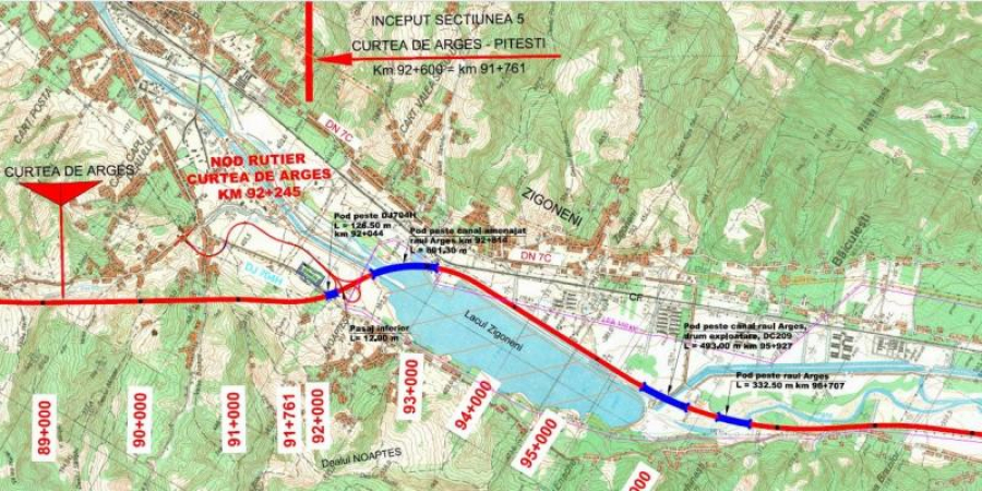 Noi lucrări pe autostrada Sibiu - Pitești