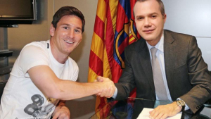 Messi și Pucheanu bătuseră palma într-o sală a clubului FC Barcelona