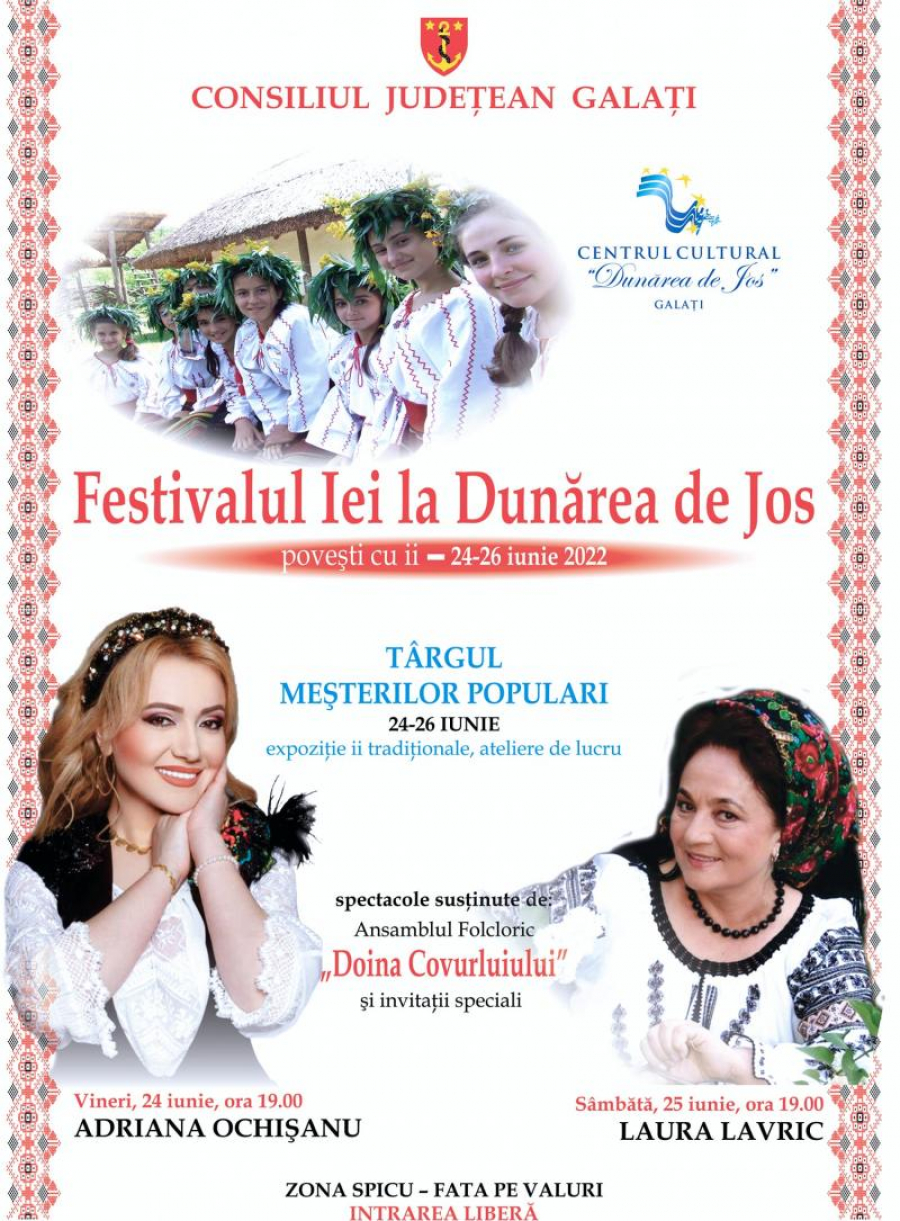 Festivalul Iei, la Dunărea de Jos