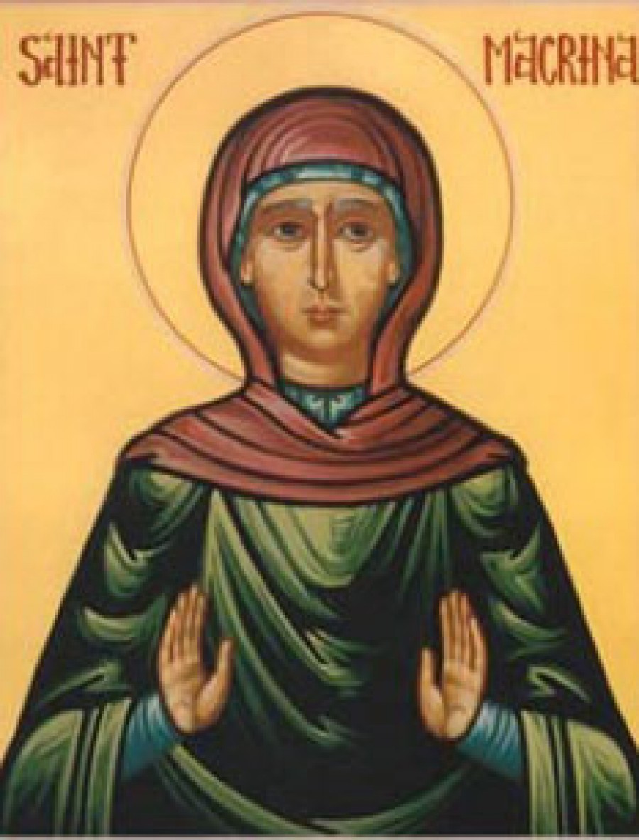 19 iulie - Sfânta Macrina, iniţiatoarea primelor aşezăminte sociale, alături de Sfântul Vasile cel Mare