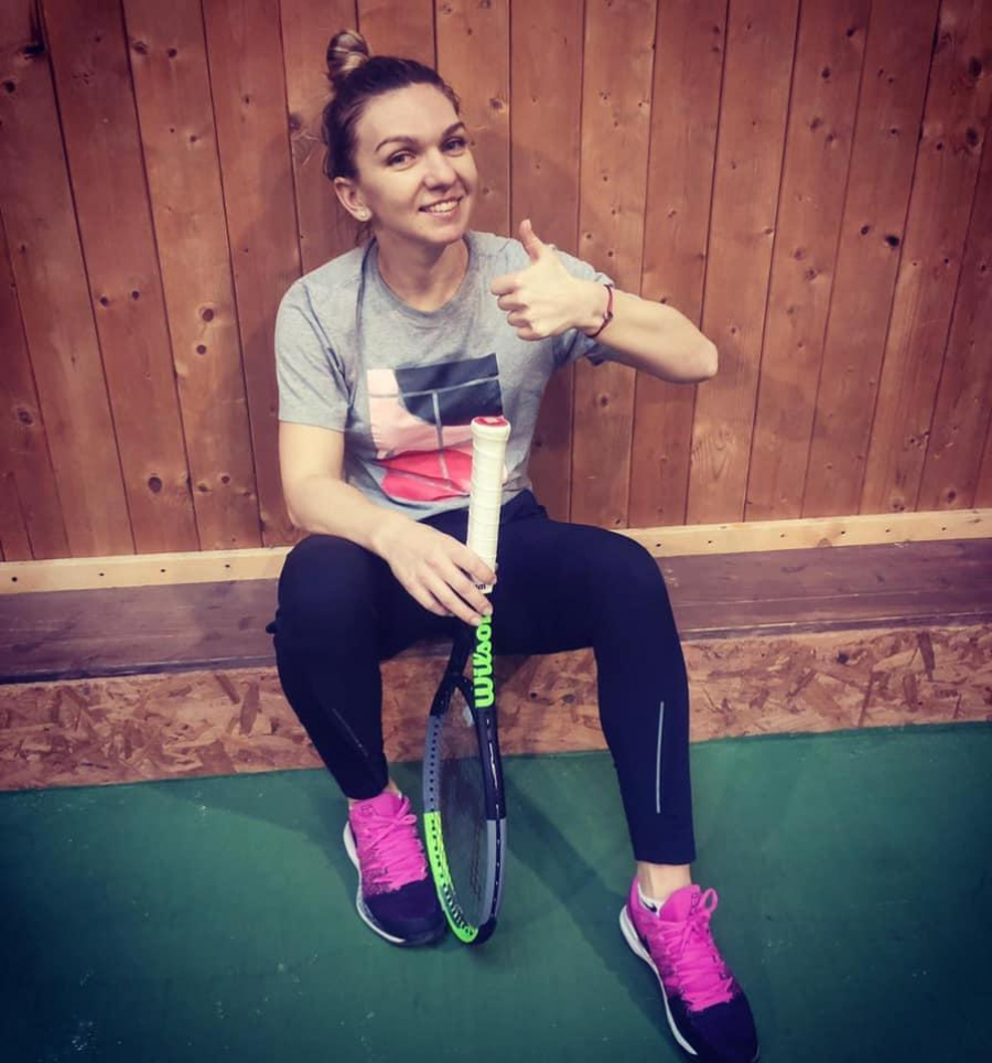 Simona Halep, gata de plecare