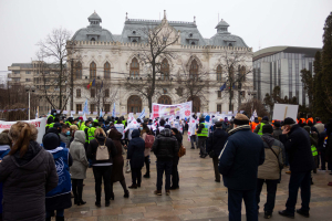 Marţi dimineaţă, la Galaţi, miting &quot;anti-sărăcire&quot; organizat de sindicate