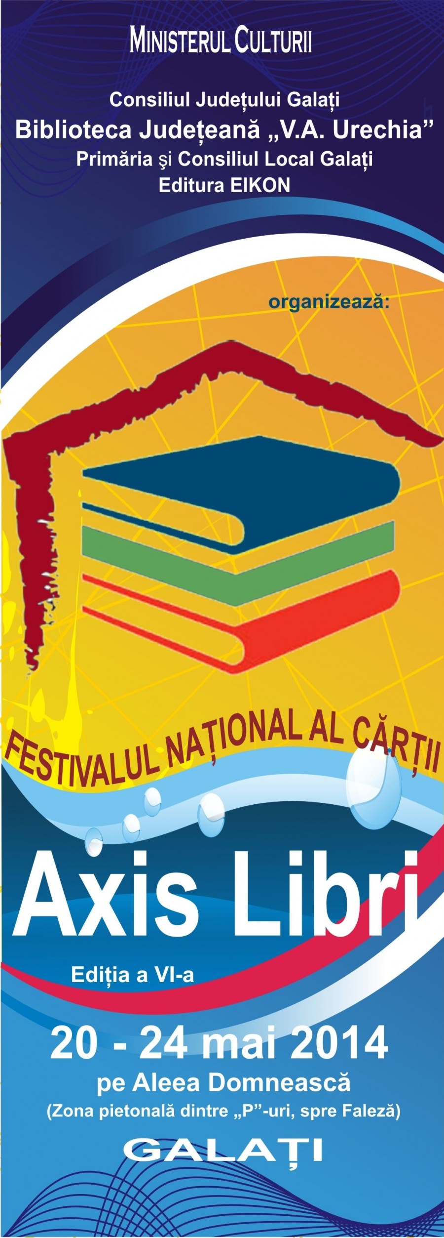 Festivalul "Axis Libri"/ Peste 220 de edituri din ţară şi străinătate vin la Galaţi