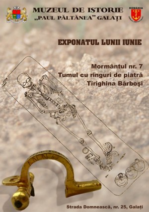 „Exponatul lunii iunie” la Muzeul de Istorie: Tumulul cu ringuri de piatră de la Tirighina