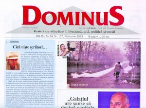 Apariţie editorială: Revista „Dominus” şi oferta filosofică