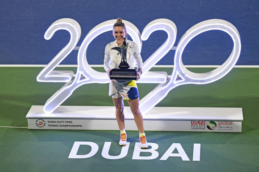 Simona Halep, campioana din Dubai