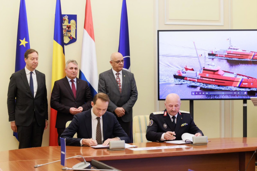 Damen Galați va construi două nave multirol pentru autoritățile române
