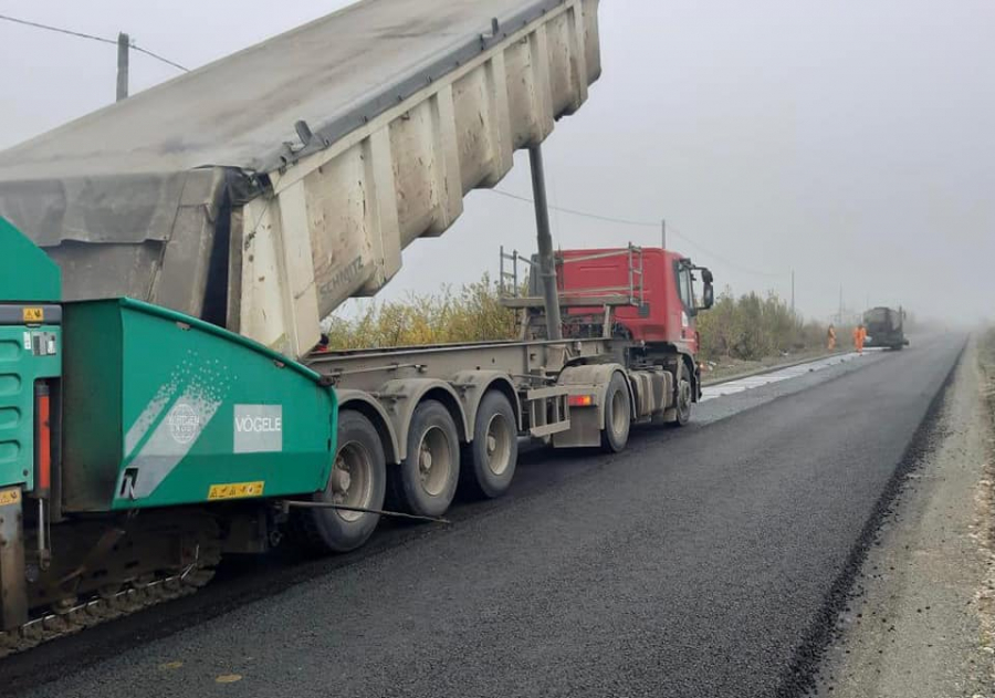 Drumuri județene în lucru, pe final de toamnă