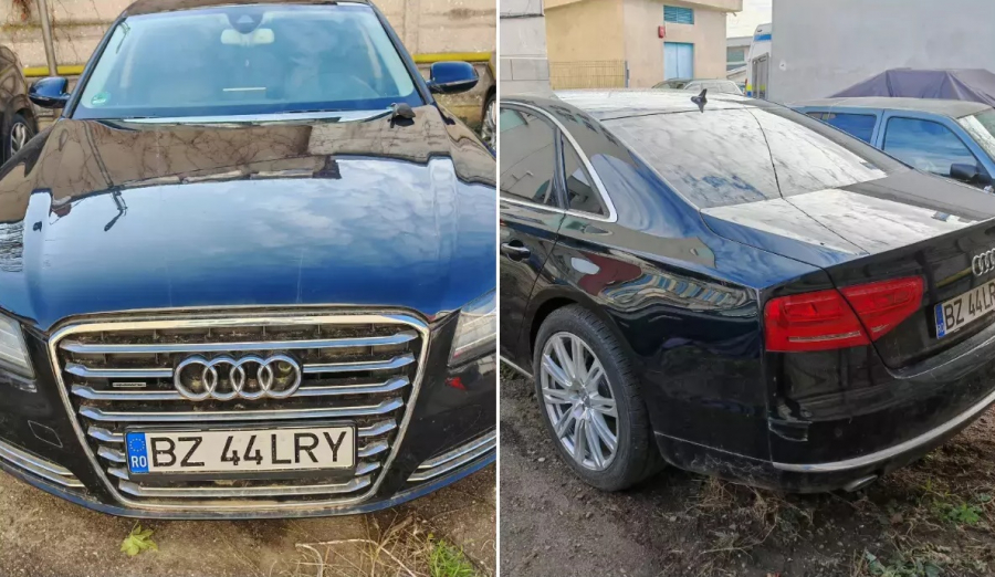 Audi A8, scos la licitaţie la preţ de Dacie