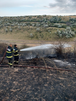Incendieri intenţionate în judeţul Galaţi. Pompierii au stins câteva focare şi încă intervin