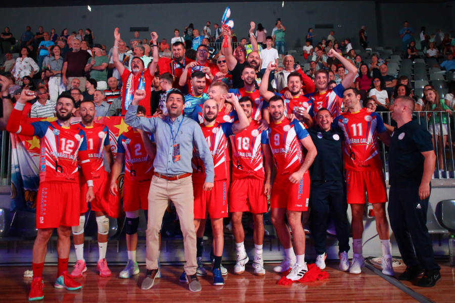 CSM Arcada Galaţi a câştigat Supercupa României la volei masculin