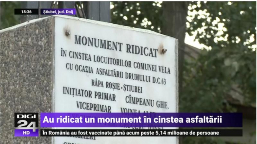 „Aici odihnește asfaltarea! Fie-i țărâna ușoară!”