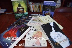 Cărți noi la Biblioteca ”V.A. Urechia”