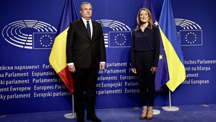 Spațiul Schengen – Nicolae Ciucă s-a întâlnit cu Roberta Metsola, președinta Parlamentului European