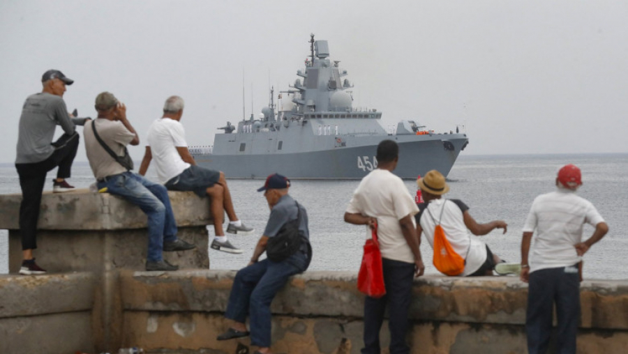 Patru nave de război rusești, demonstrație de forță în Cuba