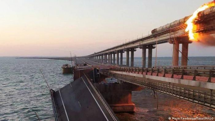 Bulgaria neagă orice legătură cu explozia podului Kerci