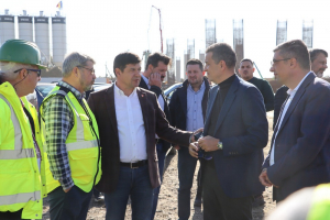 Constructorul drumului expres Galați - Brăila, lăudat de ministrul Transporturilor