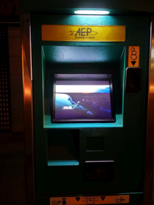 Clipul Galaţiului, pe ecranele automatelor de bilete