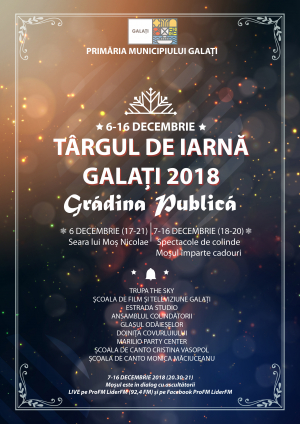Grădina Publică. TÂRGUL DE IARNĂ GALAŢI 2018