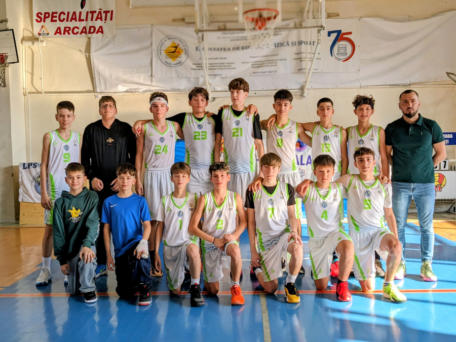 Noi victorii pentru baschetbaliştii juniori din Galaţi