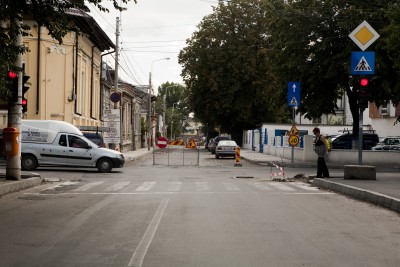 Iar s-a închis strada Bălcescu fără ca Primăria să ne anunţe! 