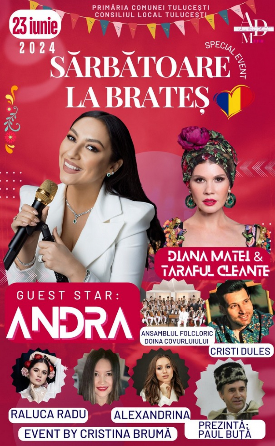 Andra, în concert la Tulucești