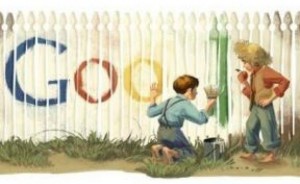 Google marchează cu un logo special împlinirea a 176 de ani de la naşterea scriitorului Mark Twain