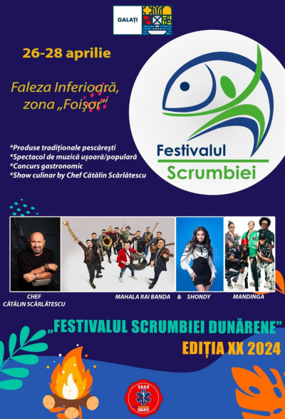 FESTIVALUL SCRUMBIEI DUNĂRENE - EDIȚIA a XX-a 2024