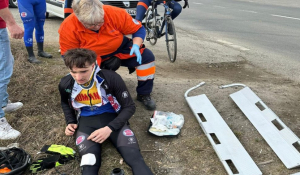 Accidentat când se antrena cu bicicleta