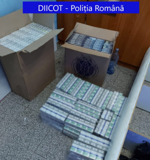 UPDATE Lovitură pe piața țigărilor de contrabandă. Români și moldoveni, complici într-o megarețea infracțională (FOTO și VIDEO)
