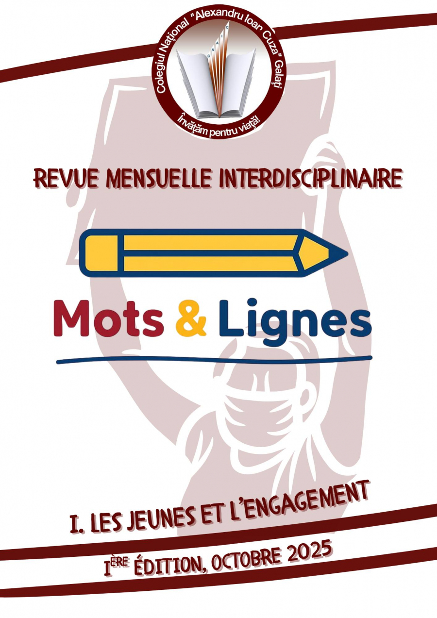 Elevii de la Colegiul „Cuza” lansează revista „Mots et Lignes”