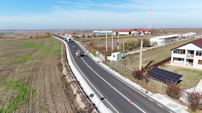 Pentru siguranța rutieră pe drumurile județene. A început realizarea marcajului axial rezonator pe DJ 251