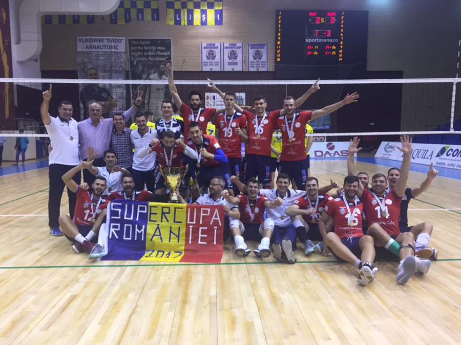 VOLEI | Performanţă remarcabilă în Supercupă. Arcada, victorie în faţa campioanei