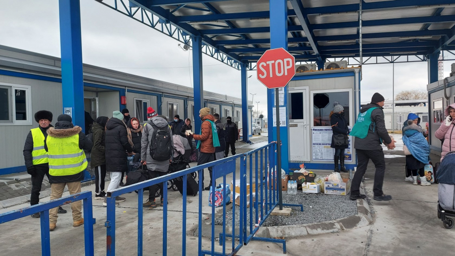 Peste 700 de refugiați ucraineni au intrat în țara pe la Galați în ultimele 24 de ore