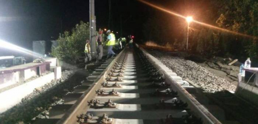 Incident grav pe calea ferată, la Fileşti. Un gălăţean a fost spulberat de trenul de Bucureşti