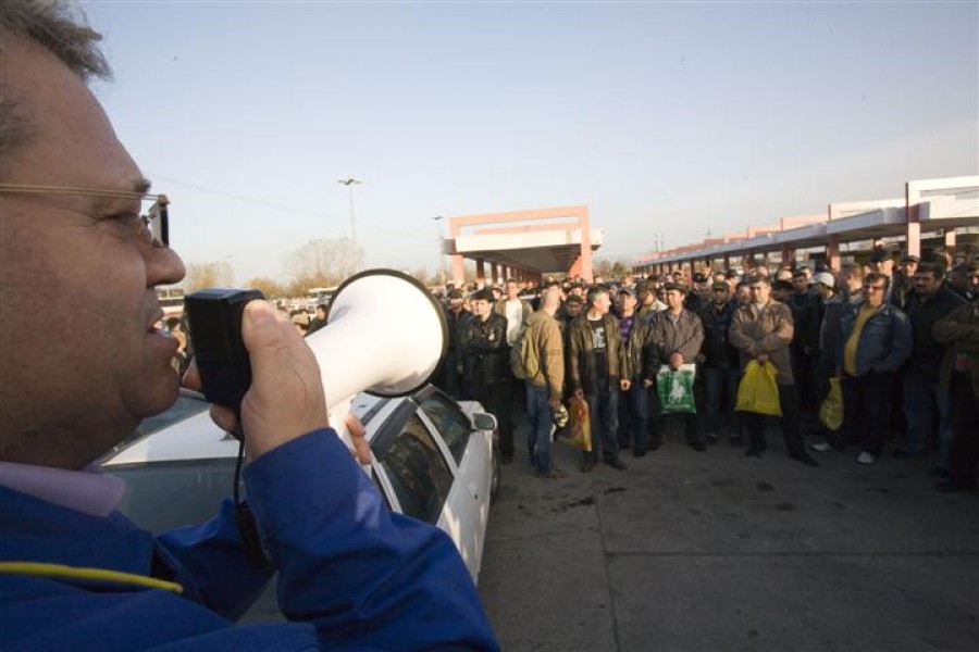 Gheorghe Tiber continuă campania sindicală în combinat