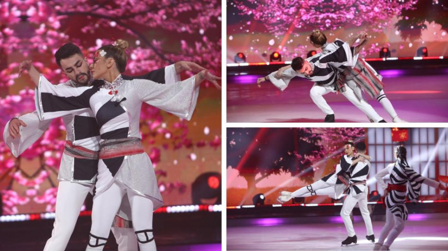 Sore şi gălăţeanul Graţiano Dinu, finalişti la „Dancing on Ice – Vis în doi” (VIDEO)