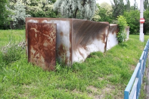 Sculptura unui cunoscut artist german, abandonată de autorităţile gălăţene