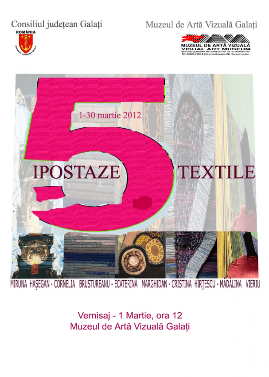 Cinci ipostaze textile la Muzeul de Artă Vizuală