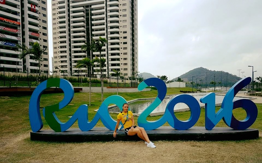 FOTO/ Primele impresii de la Rio ale singurei sportive de la un club gălăţean participantă la JOCURILE OLIMPICE