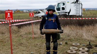Ucraina, contaminată cu mine și muniții neexplodate