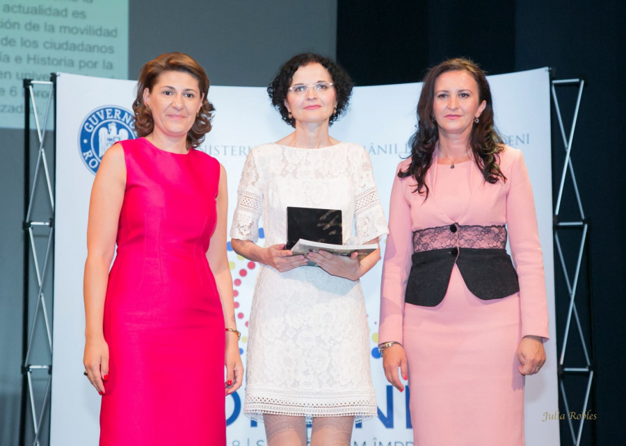 Silvia Marcu, premiată la Gala ”100 pentru Centenar” de la Madrid | ”De peste 25 de ani, creez punţi între România şi Spania” (FOTO)