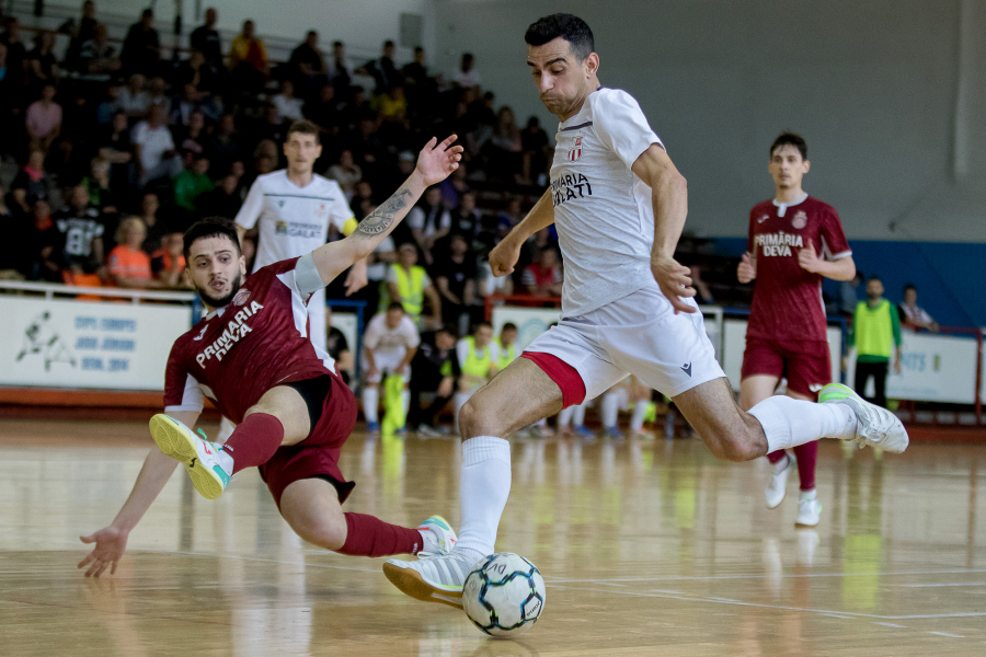 UPDATE. United Galaţi a câştigat al doilea meci al finalei Ligii I de futsal