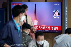 Coreea de Nord a lansat o rachetă balistică neidentificată în direcția Japoniei