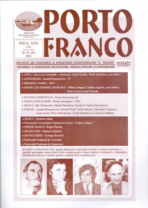 Revista „Porto-Franco” şi-a încheiat anul: Poeţi muntenegreni, poeţi din toată ţara 
