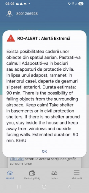 Drone la granița cu Republica Moldova! De ce au fost gălățenii avertizați să rămână în case