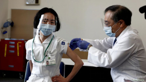 Japonia a demarat campania de vaccinare