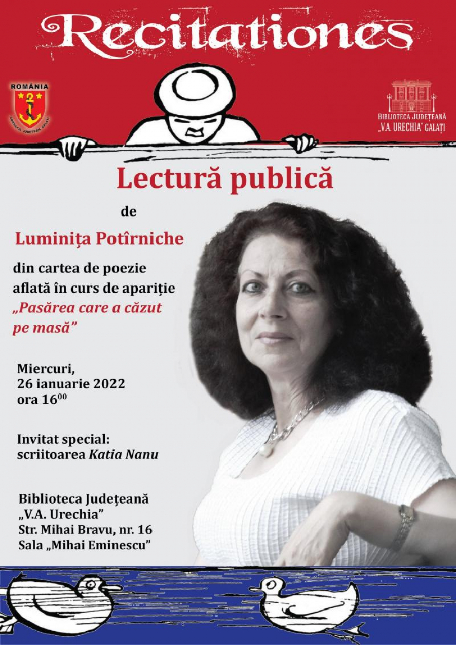 Lectură publică la Biblioteca "V. A. Urechia"