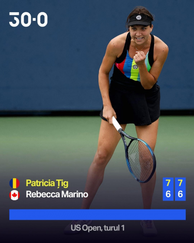 US Open: Patricia Țig va juca cu Jessica Pegula